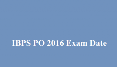 IBPS PO 2016 Exam Last Date : Register & Apply here @ibps.in