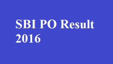 SBI PO Mains 2016 Result Release Date - Check Result @Sbi.co.in