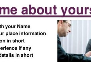 Tell Me About Yourself Answer : How to Answer it Effectively