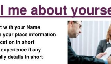 Tell Me About Yourself Answer : How to Answer it Effectively
