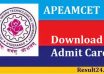 AP Eamcet Exam Hall Ticket/ Admit Card 2017 Download
