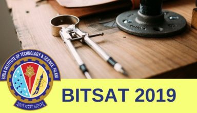 BITSAT Application Form 2019